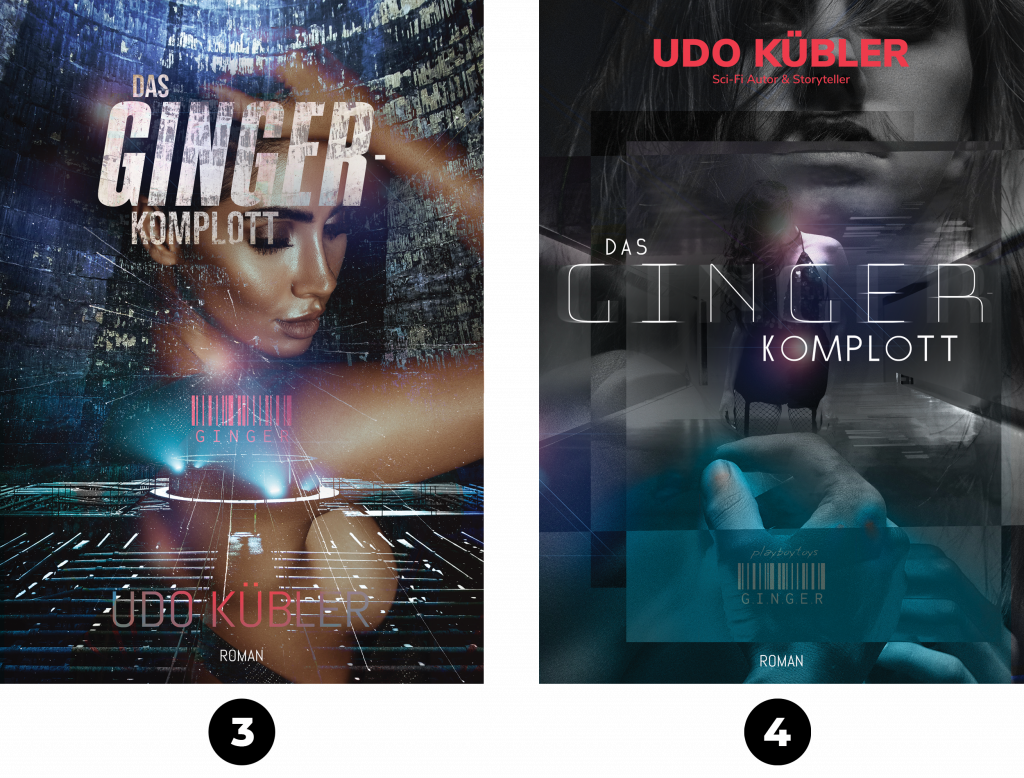 Vorschlag für Cover 3-4 – Das GINGER-Komplott | Udo Kübler – Sci-Fi Autor